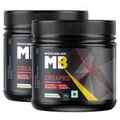 MuscleBlaze CreaPRO Creatine with Creapure, Unflavoured 0.55 lb - Pack of 2
