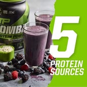 4 - MusclePharm Combat Protein Powder,  6.2 lb  Chocolate Milk 
