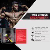 MuscleBlaze CreaPRO Creatine with Creapure® Powder from Germany,  Unflavoured  0.55 lb 