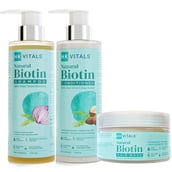 HealthKart HK Vitals Biotin Shampoo & Conditioner & Hair Mask Combo