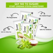 6 - Zindagi Stevia Loose (Pack of 15),  100 sachets/pack 