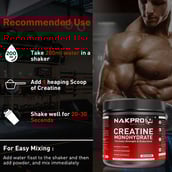 3 - Nakpro Creatine Monohydrate,  Unflavoured (Jar)  0.55 lb 