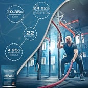 4 - Nakpro Impact Whey Protein,  2.2 lb  Chocolate 