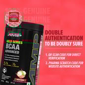 7 - GNC AMP Gold Series BCAA Advanced,  0.88 lb  30 Servings  Spicy Guava 
