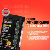 7 - GNC AMP Gold Series Ultra Rush Powder, 0.99 lb Fruit Punch