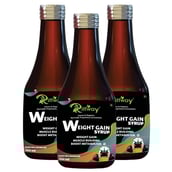 1 - Riffway Weight Gain Syrup, 200 ml Unflavoured (Pack of 3)