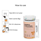 4 - TrueBasics Marine Collagen with Hyaluronic Acid OP,  15 sachets/pack  Orange 