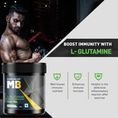 3 - MuscleBlaze L-Glutamine,  0.22 lb  Unflavoured 