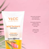 3 - VLCC Wild Turmeric Face Wash, 80 ml Antiseptic Cleanser