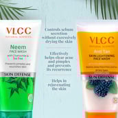 5 - VLCC Neem Face Wash + Anti Tan Skin Lightening Face Wash,  150 ml  Skin Defense 