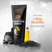 2 - VLCC Ultimo Blends Charcoal Face Wash,  100 ml  for Whitening & Detoxifying 