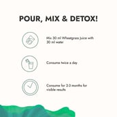 6 - Kapiva Wheatgrass Juice (Natural Detoxifier),  Unflavoured  1 L 