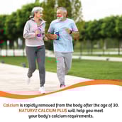 10 - Naturyz Calcium Calcium with Magnesium Zinc & Vit D,  120 tablet(s)  Unflavoured 
