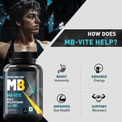 9 - MuscleBlaze MB-VITE Daily Multivitamin, for Enhanced Energy, Stamina & Gut Health, 60 tablet(s) Unflavoured