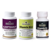 1 - NeuroNutrition Brain Health Kit,  Sleeptonin-P, Vitamin B12, Vitamin B1 60 Tablets Each Combo  3 Piece(s)/Pack 