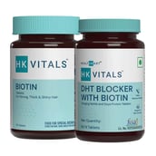 HealthKart HK Vitals DHT Blocker 60 tabs & Biotin 90 tabs Combo