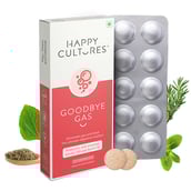 1 - Happy Cultures Goodbye Gas, 30 chewable tablet(s) Unflavoured