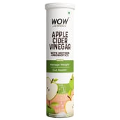 1 - Wow Life Science Apple Cider Vinegar with Mother + Probiotics,  15 tablet(s)  Green Apple 