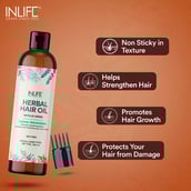 4 - INLIFE Herbal Hair Oil,  200 ml  Hair Growth 