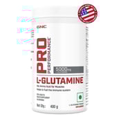 GNC L-Glutamine Powder,  0.88 lb  Unflavoured (Amino Acid for Muscles) 
