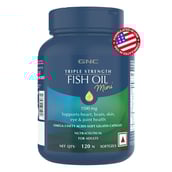 GNC Triple Strength Fish Oil Mini,  120 softgels 