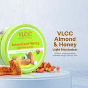 4 - VLCC Almond and Honey Light Moisturiser Cream,  200 g  Vitamin E & Glycerin 