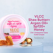 2 - VLCC 3 In 1 Intensive Care Cold Cream, 200 g Shea Butter + Argan Oil + SPF 20 + Honey