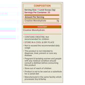 6 - Fuel One Creatine Monohydrate,  Unflavoured  0.22 lb