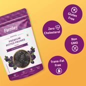 4 - Farmley Premium Pitted Prunes, 200 g Unflavoured
