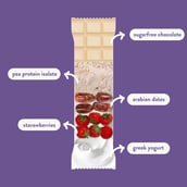 5 - Phab Protein Bar, 6 bar(s) Strawberries & Greek Yogurt (11g Protein)