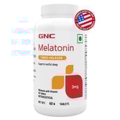 1 - GNC Melatonin 3 mg Supports Restful Sleep Times Release,  60 tablet(s)  Unflavoured 