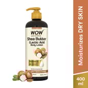 1 - WOW Skin Science Shea Butter & Cocoa Butter Moisturizing Body Lotion,  400 ml  for All Skin Types 