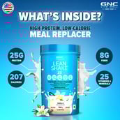2 - GNC Lean Shake 25,  1.65 lb  Vanilla