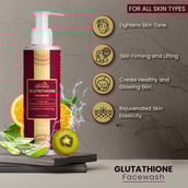 3 - Simply Herbal Glutathione Face Wash,  100 ml  for All Types of Skin 