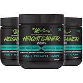 1 - Riffway Height Gainer (Pack of 3),  100 g 