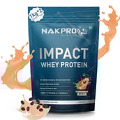 1 - Nakpro Impact Whey Protein,  2.2 lb  Coffee (Pack of 2) 