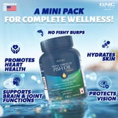 1 - GNC Triple Strength Fish Oil Mini,  120 softgels