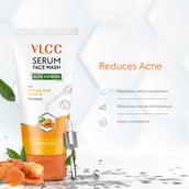 4 - VLCC Acne Defense Serum Face Wash,  100 ml  with Salicylic Acid Serum & Turmeric 