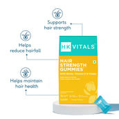 5 - HealthKart HK Vitals Hair Strength&nbsp;Biotin Gummies,  60 gummies  Mango