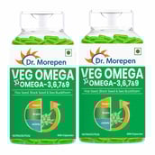 1 - Dr. Morepen Veg Omega 3 6 7 9 (Pack of 2),  60 capsules 