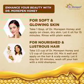 6 - Dr. Morepen 100% Pure Organic Honey,  250 g  Raw & Unfiltered (Pack of 2) 