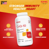 1 - GNC CoQ10 (200mg),  30 capsules