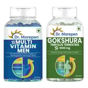 1 - Dr. Morepen Multivitamin Men & Gokshura Combo,  60 tablet(s)  Unflavoured 