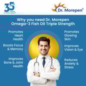 4 - Dr. Morepen Multivitamin Women 60 Tablets & Omega-3 Fish Oil 60 Softgels Combo, 2 Piece(s)/Pack Unflavoured