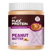 1 - RiteBite Max Protein Peanut Butter,  1 kg  Creamy Unsweetened 