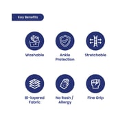 5 - Tata 1mg Ankle Binder,  Black  Small 