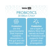 2 - Tata 1mg Probiotics 30 Billion CFUs+, 30 capsules Unflavoured