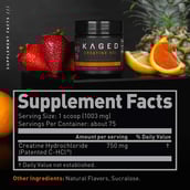 3 - Kaged Muscle Creatine HCL,  Fruit Punch  0.166 lb 