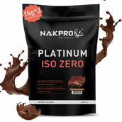 1 - Nakpro Platinum ISO Zero,  2.2 lb  Double Rich Chocolate (Pack of 2) 