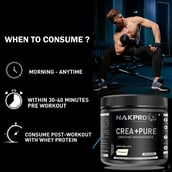6 - Nakpro Crea+Pure Creatine Monohydrate,  Unflavoured  0.55 lb 